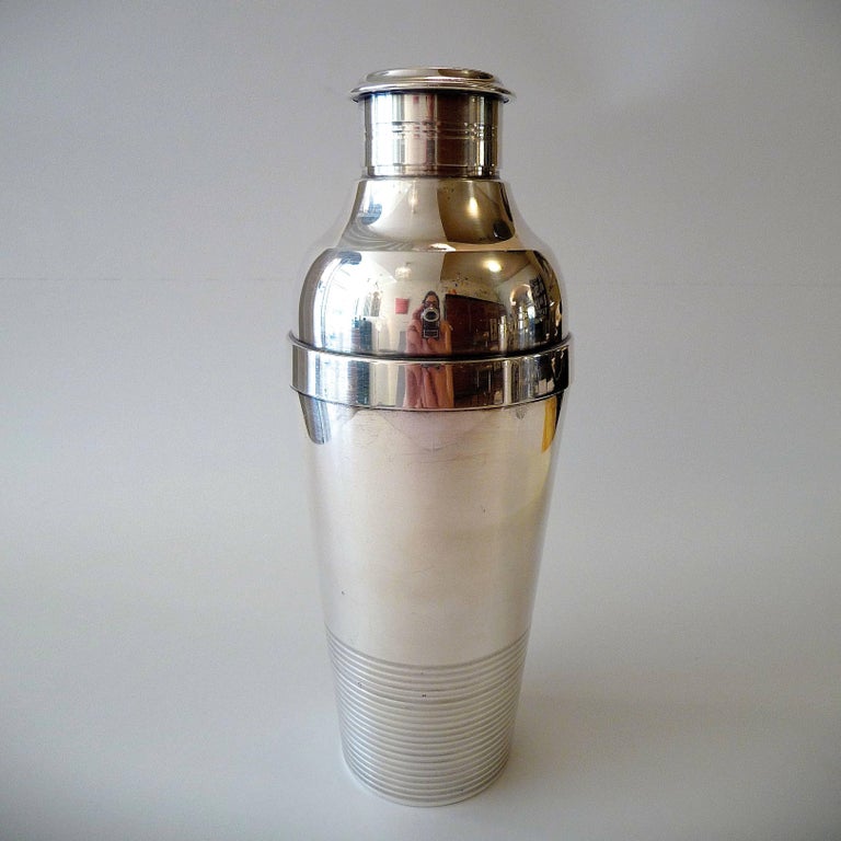Art Deco Cocktail Shaker by Christofle Gallia at 1stDibs