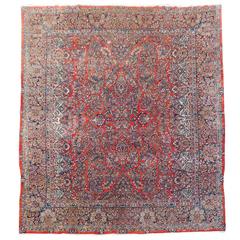Antique Sarough Persian Rug 11