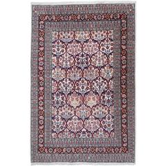 Vintage Turkish Hereke Rug 4
