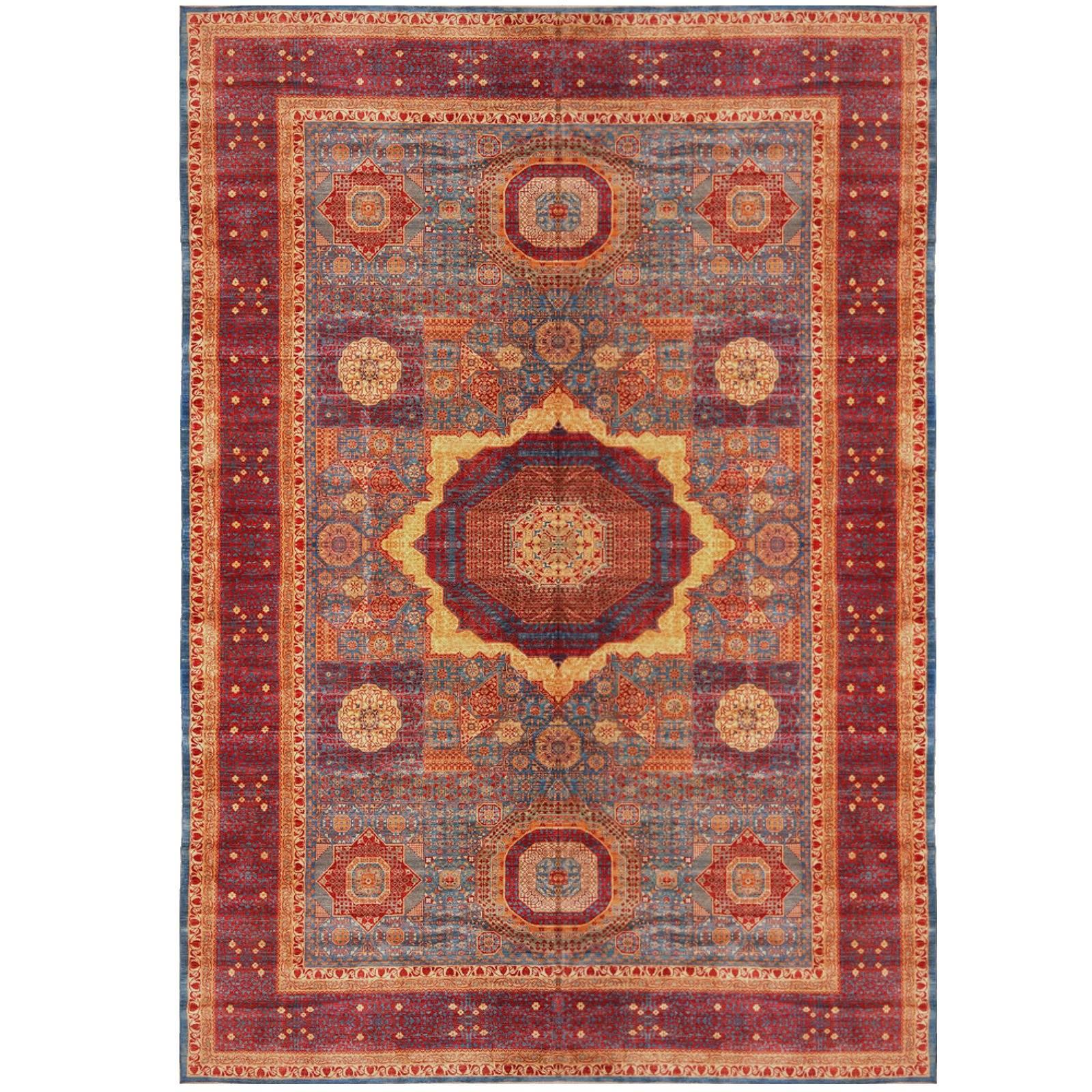 Very Large Mamluk Hand-Knotted Rug For Sale at 1stDibs | mamluk rugs ...