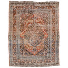 Persian Rug Haji Jalili Antique Distressed Carpet 7