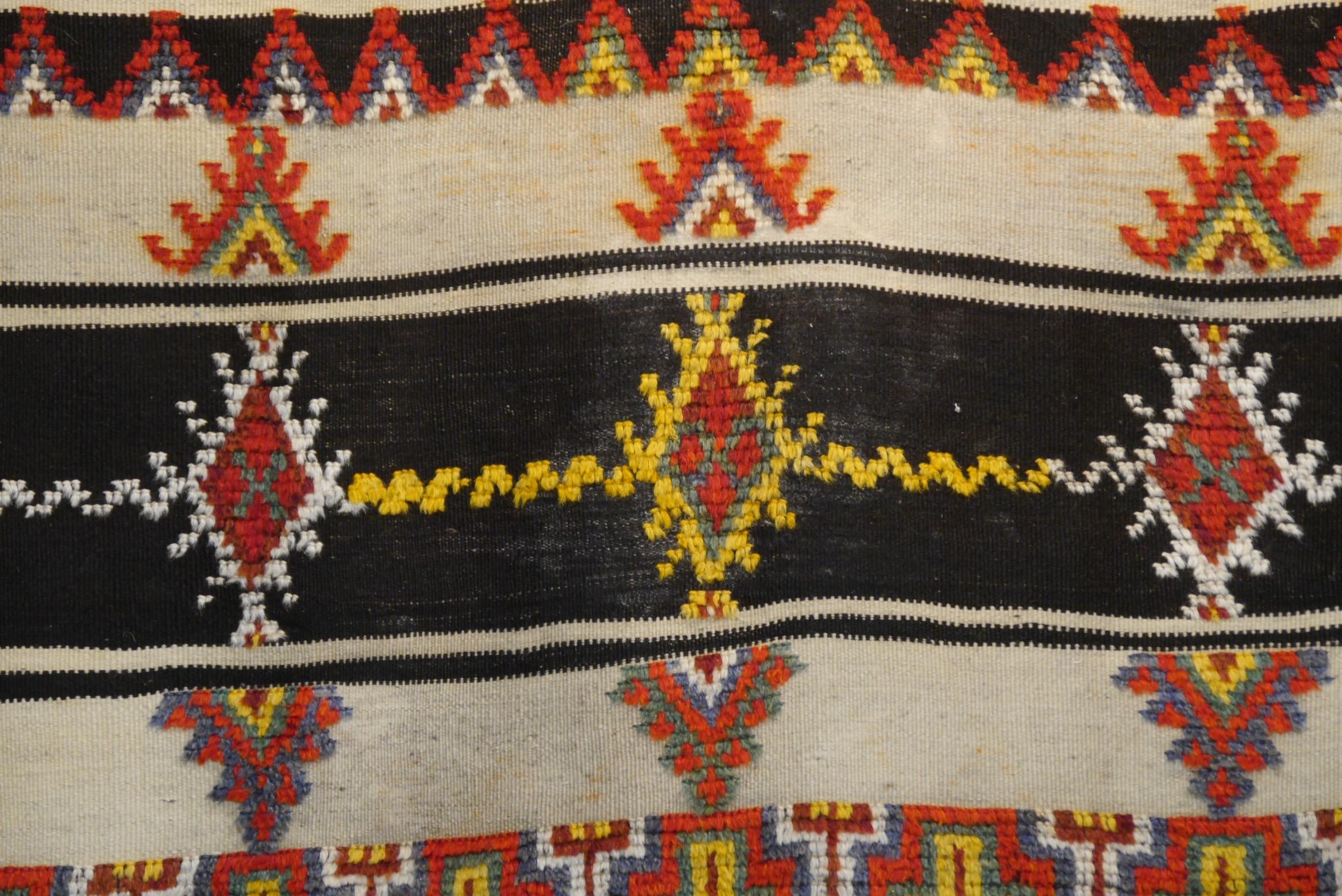 Vintage North African Berber Long Rug 6