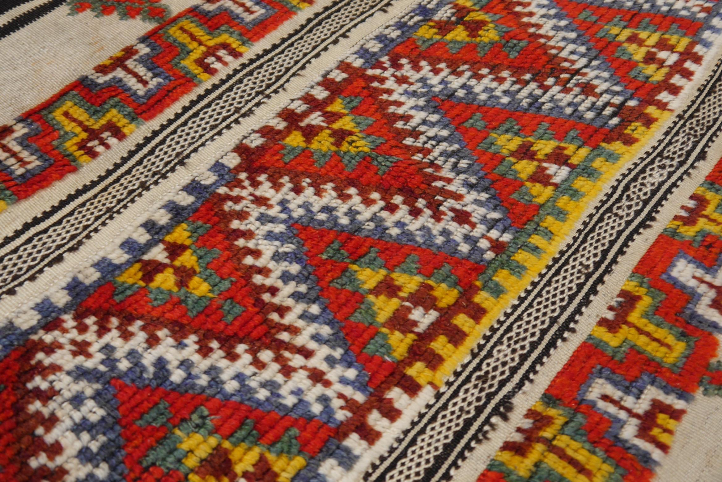 Vintage North African Berber Long Rug 8