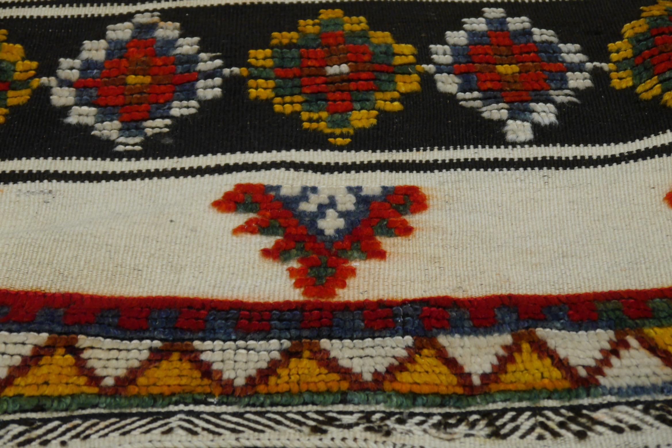 Vintage North African Berber Long Rug 12