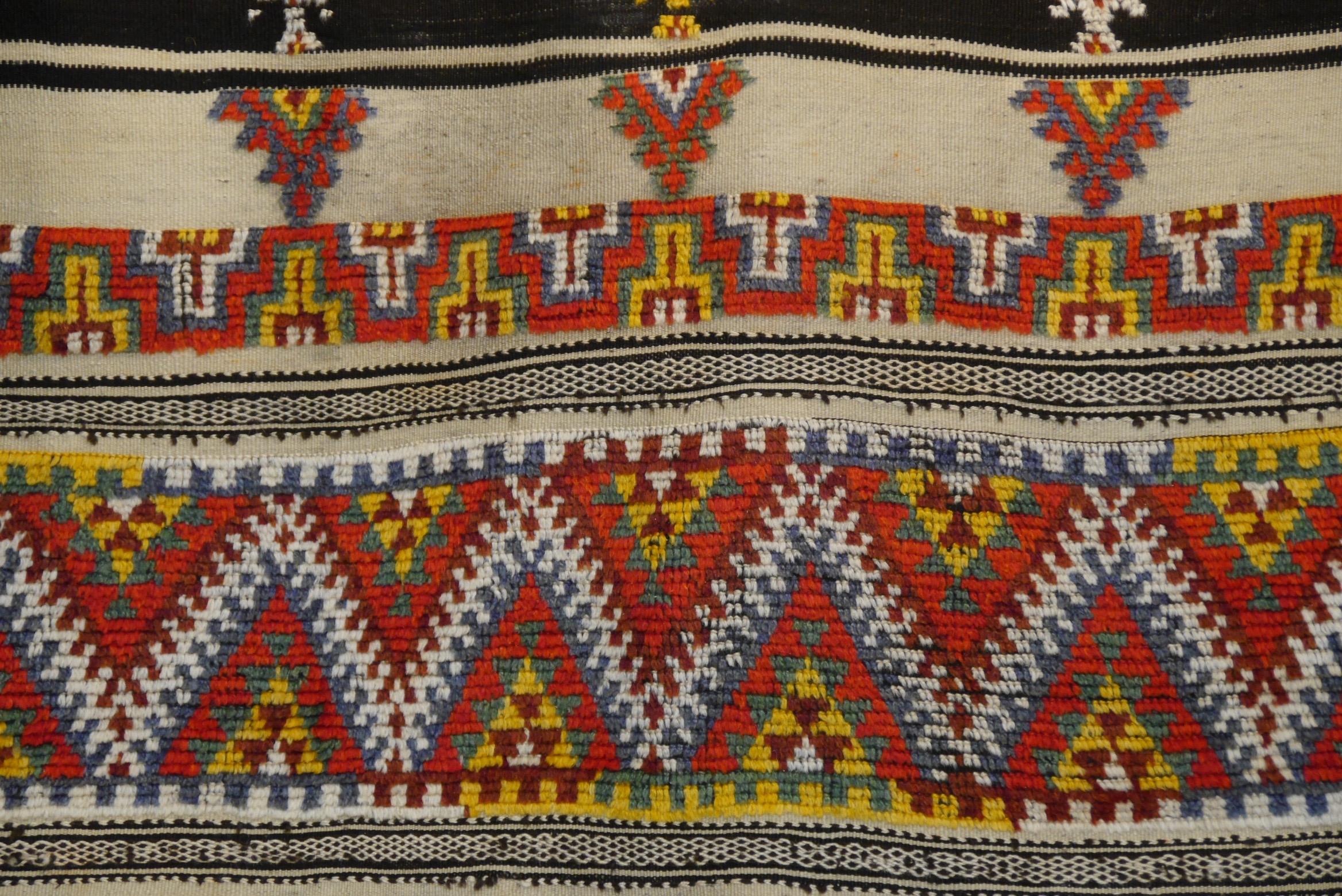 Vintage North African Berber Long Rug 13