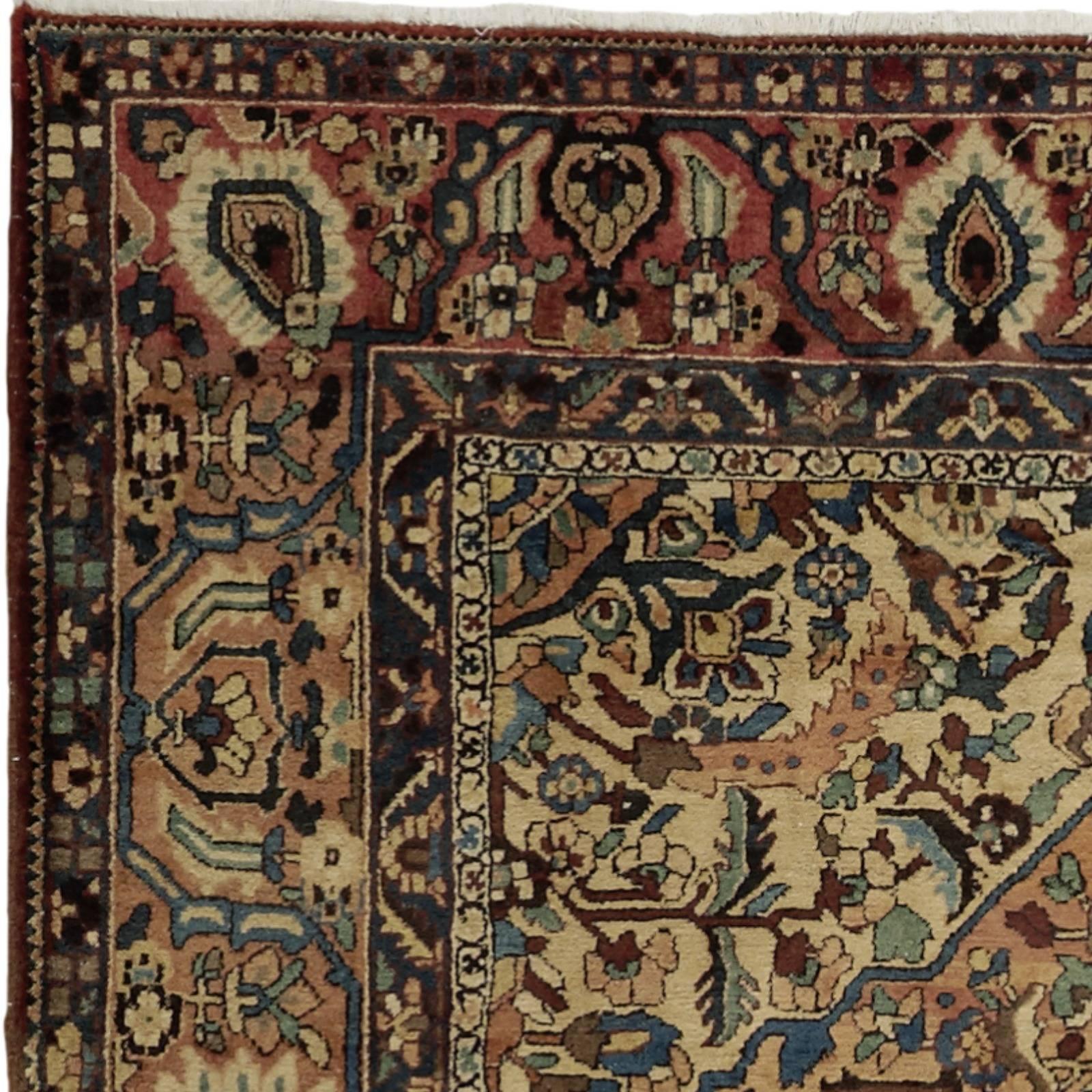 Tribal Oversize Antique Bakhtiari Carpet