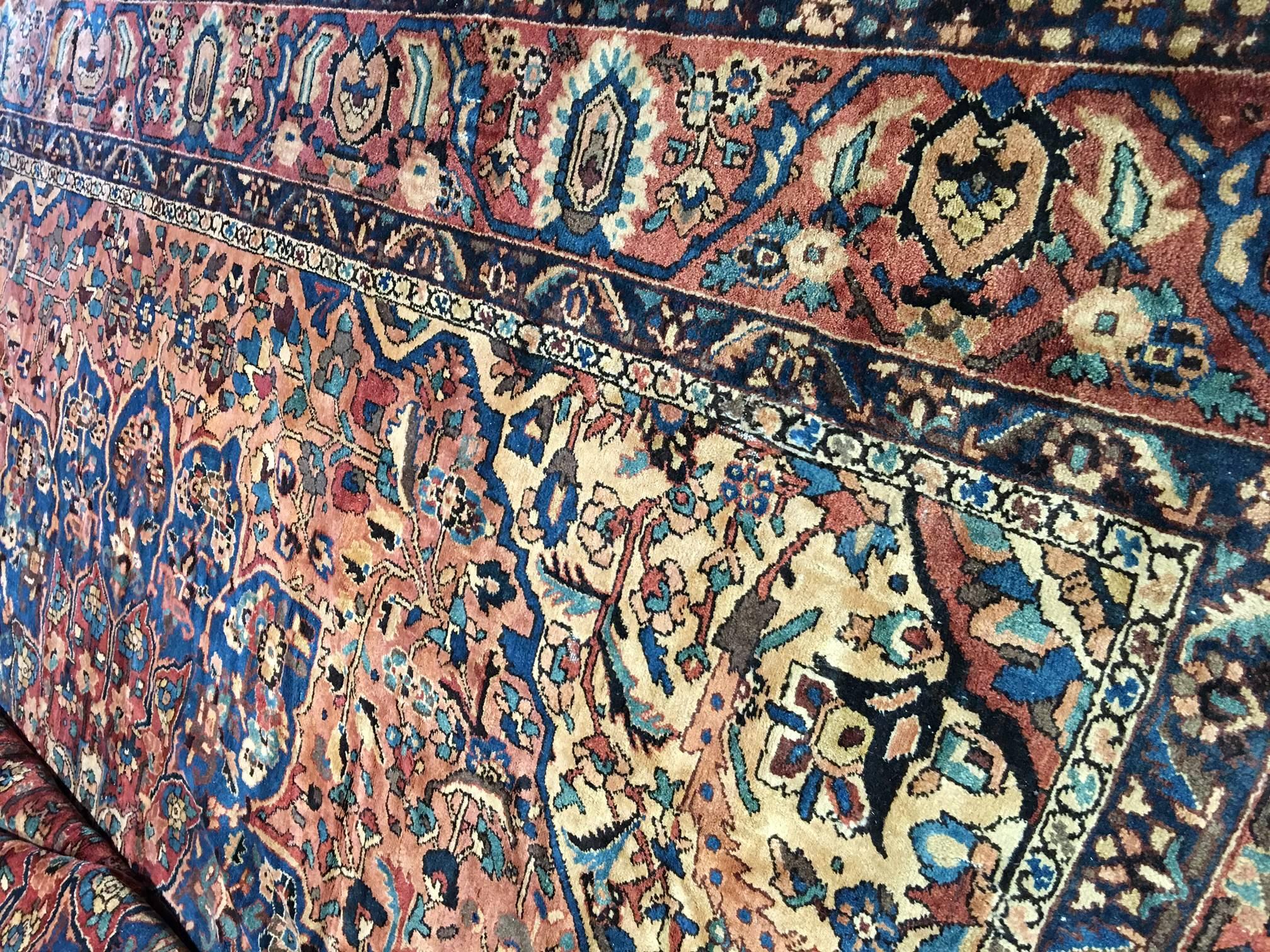 Mid-20th Century Oversize Antique Bakhtiari Carpet