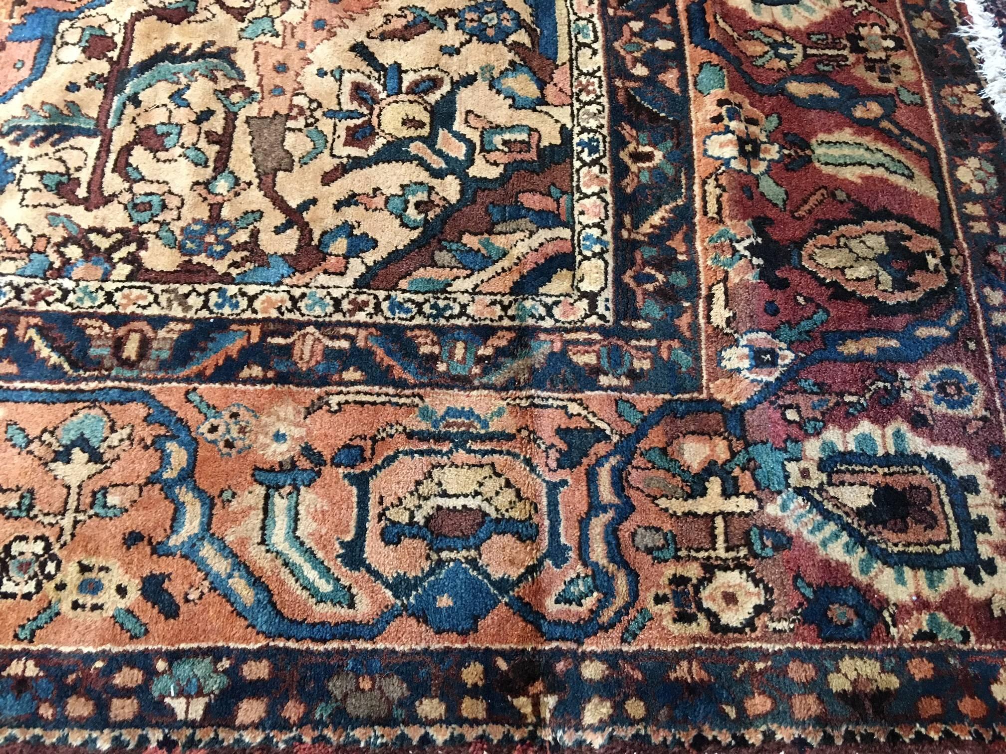 Oversize Antique Bakhtiari Carpet 2