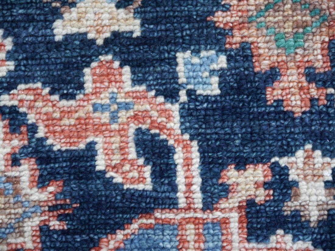 Heriz Rug Hand Knotted Low Wool Pile Vintage Look Djoharian Collection For Sale 3