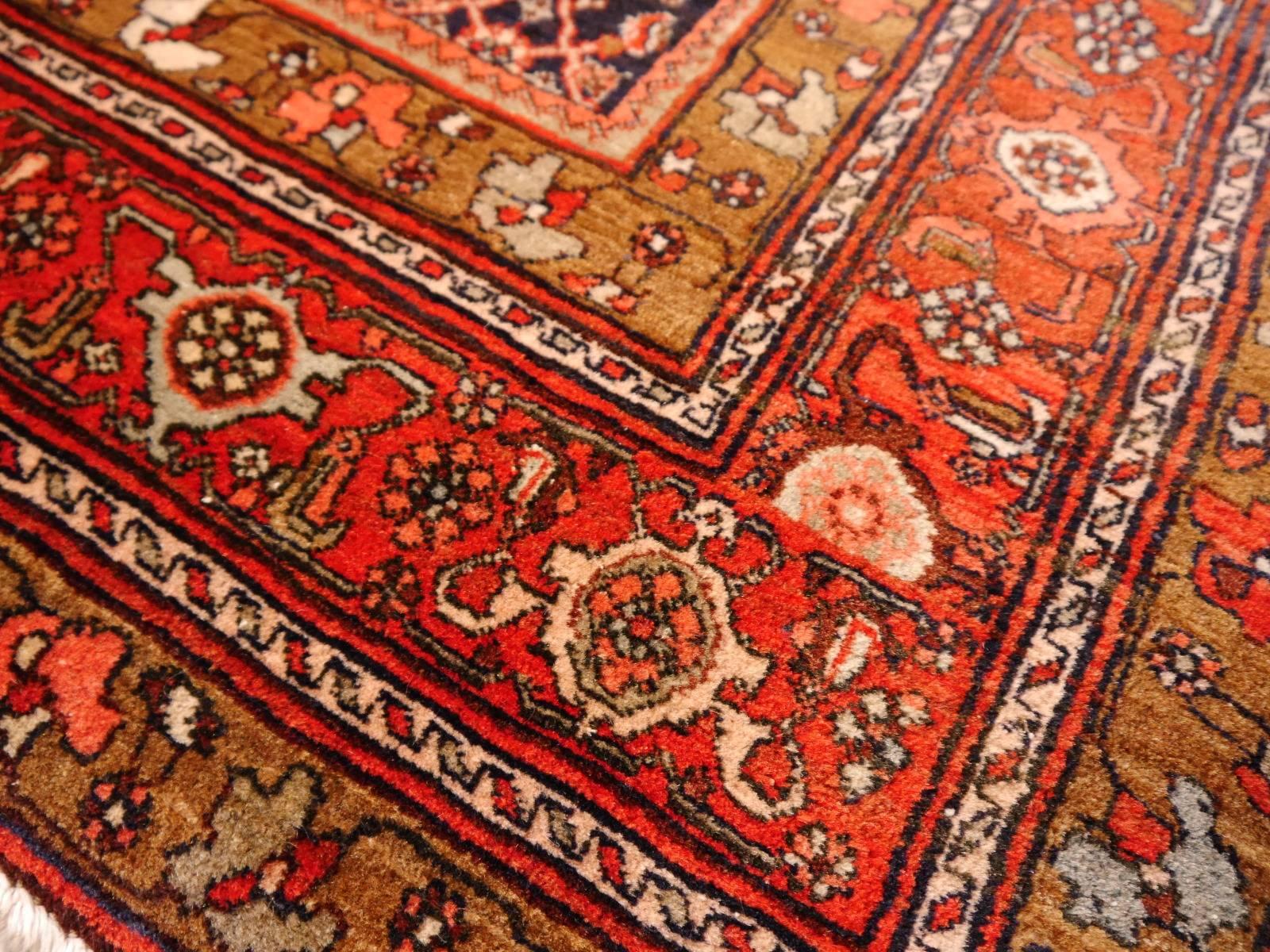 Wool Midcentury Vintage Persian Bidjar Rug