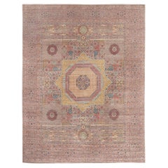 Palatial Djoharian Collection Mamluk Style Rug, Hand-Knotted