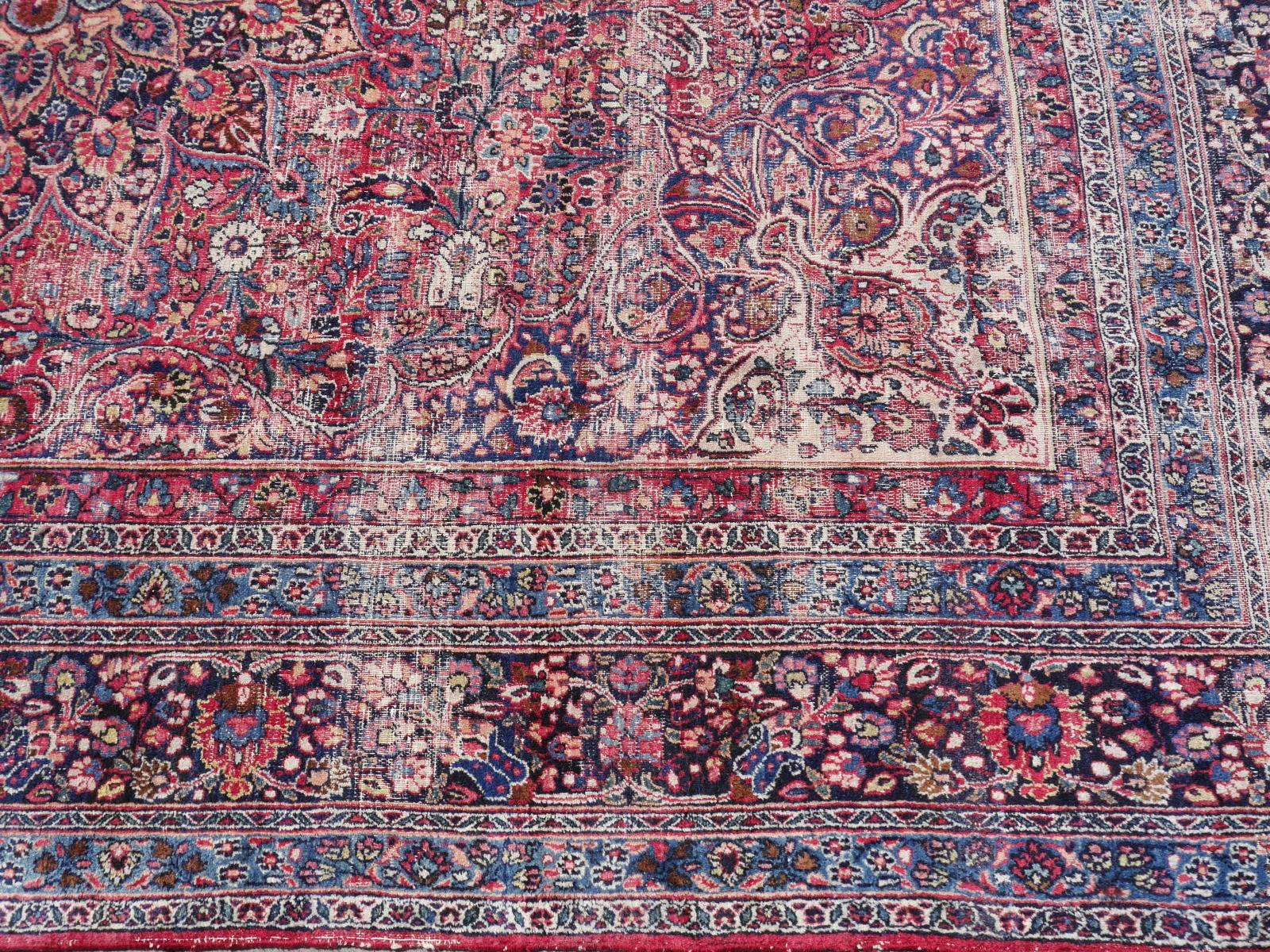 worn persian rugs for sale