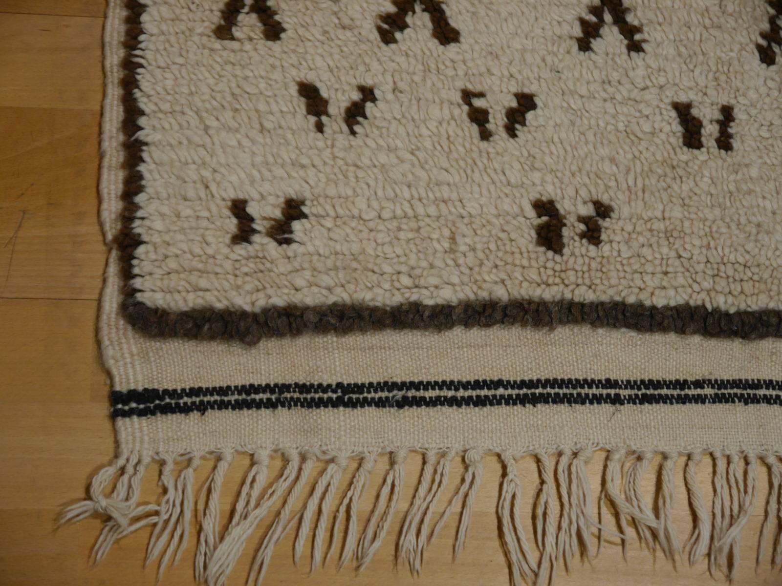 brown berber rug