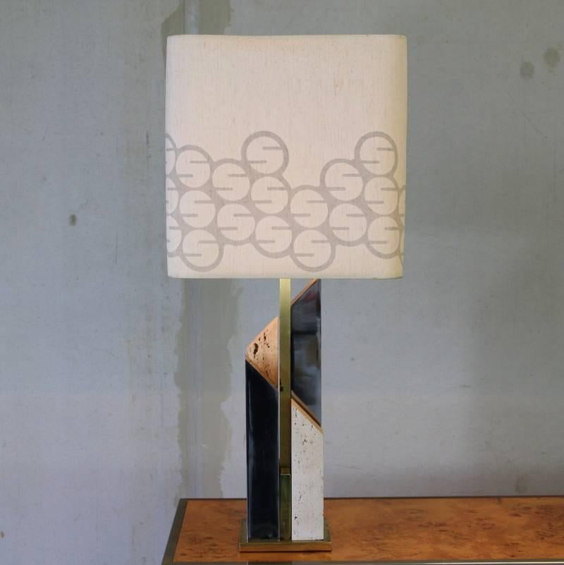 Table Lamp by Gaetano Sciolari, 1970s 1