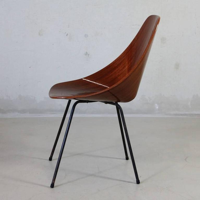 Medea Chair Pair of Rosewood Medea Chairs, Vittorio Nobili For Sale at 1stDibs