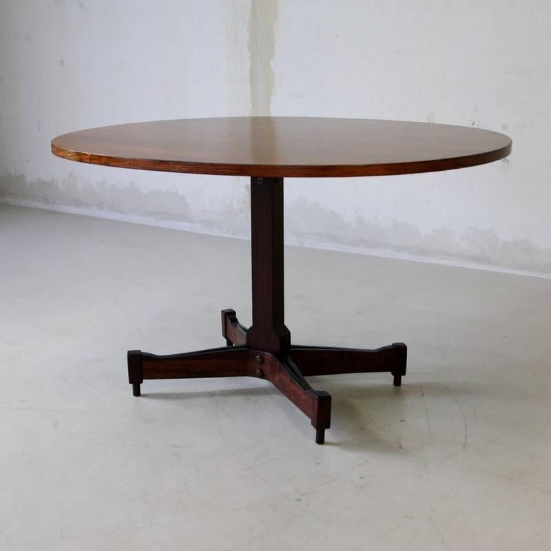 Italian Rosewood Table by Claudio Salocchi
