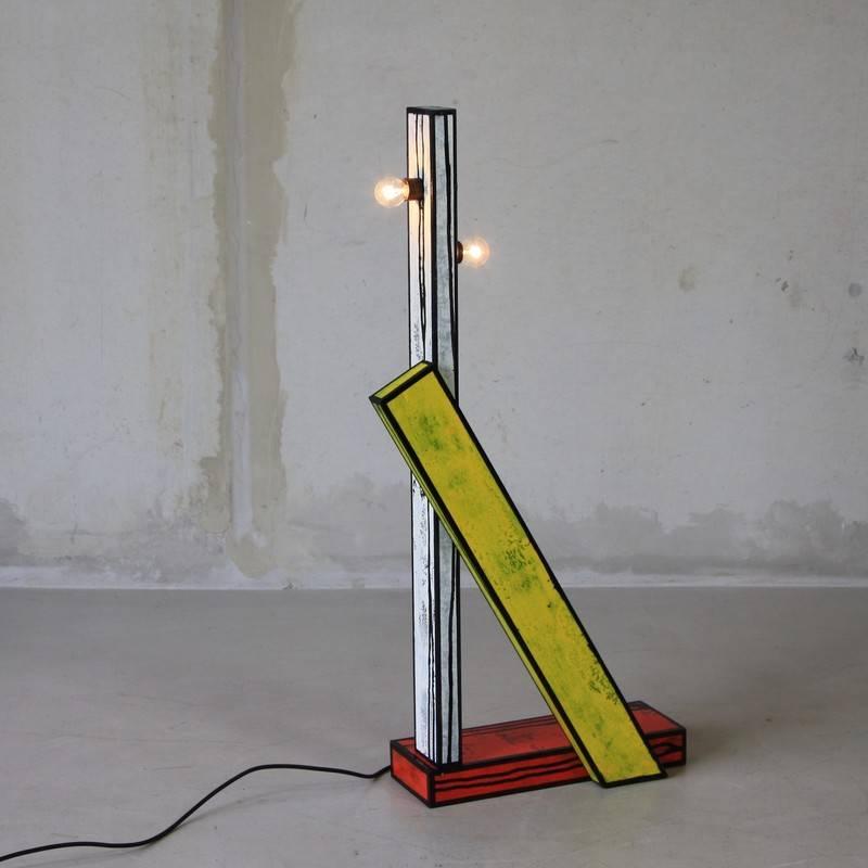 Contemporary Sculpture/ Lamp by Richard Woods, 2008 For Sale