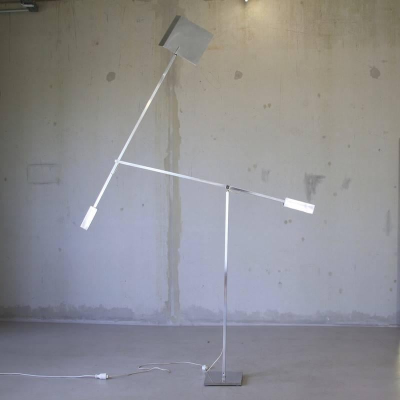 Modern GIRAFFA Floor Lamp by Angelo BROTTO, 1970's For Sale