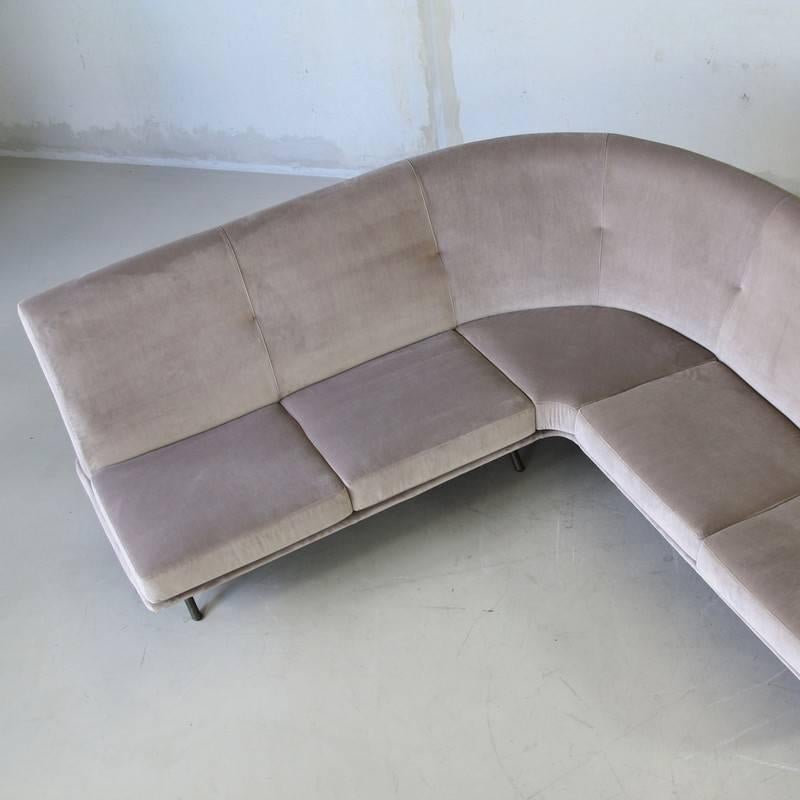 Italian Large Corner Sofa by Marco ZANUSO