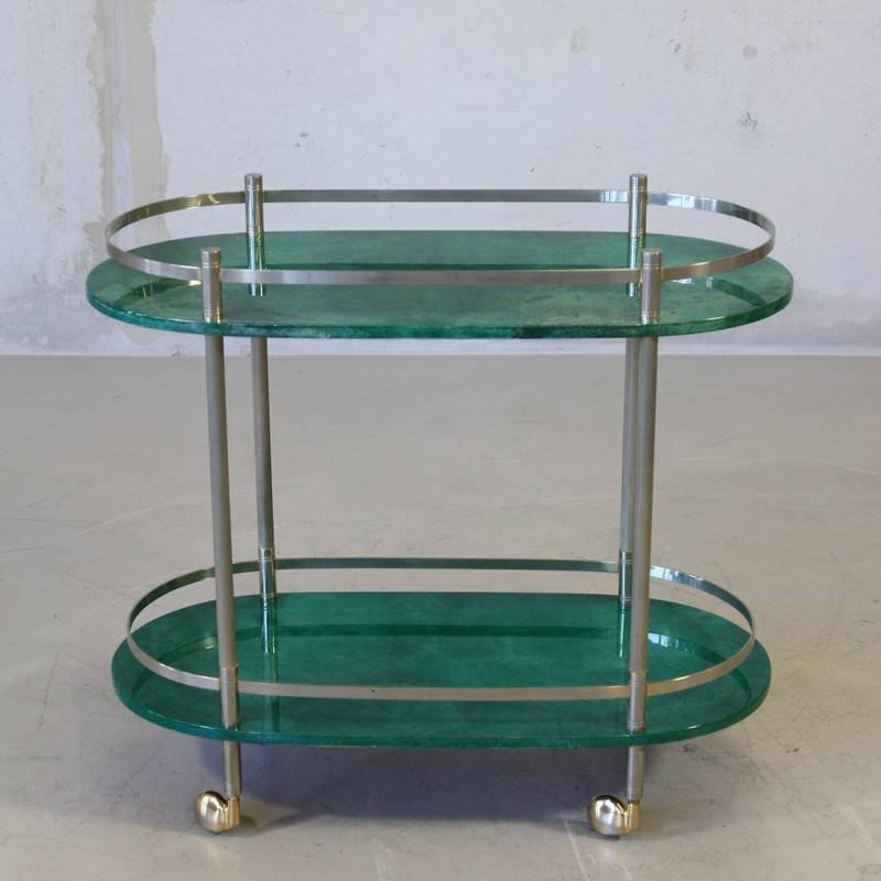 Modern Aldo Tura Bar Trolley, 1960s