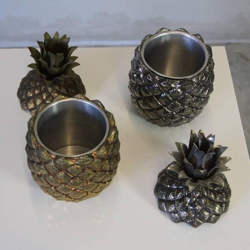 Modern Selection of Mauro Manetti Pineapples, 1960s