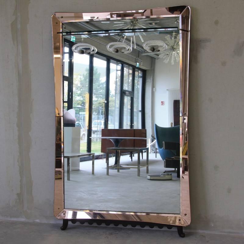 Italian Floor Mirror, 1950s For Sale 1