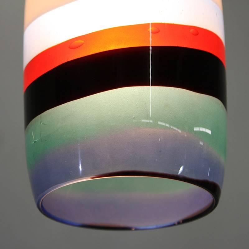 Vintage Venini glass ceiling lamp, 1960s.