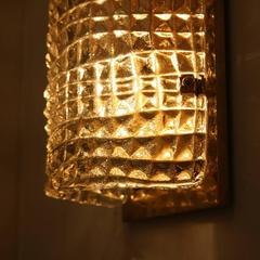 Pair of Murano Glass Wall Sconces, Italy