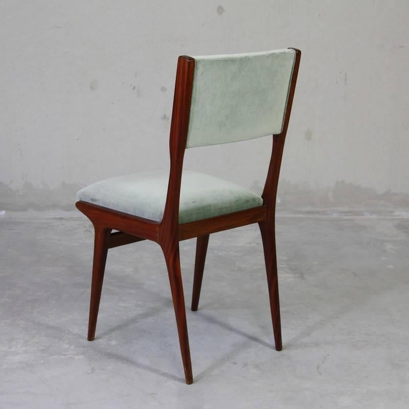 Italian Set of Six Chairs in the Style of Carlo di Carli