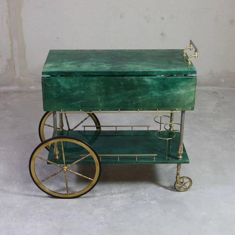 Mid-20th Century Aldo Tura 1960s Trolley