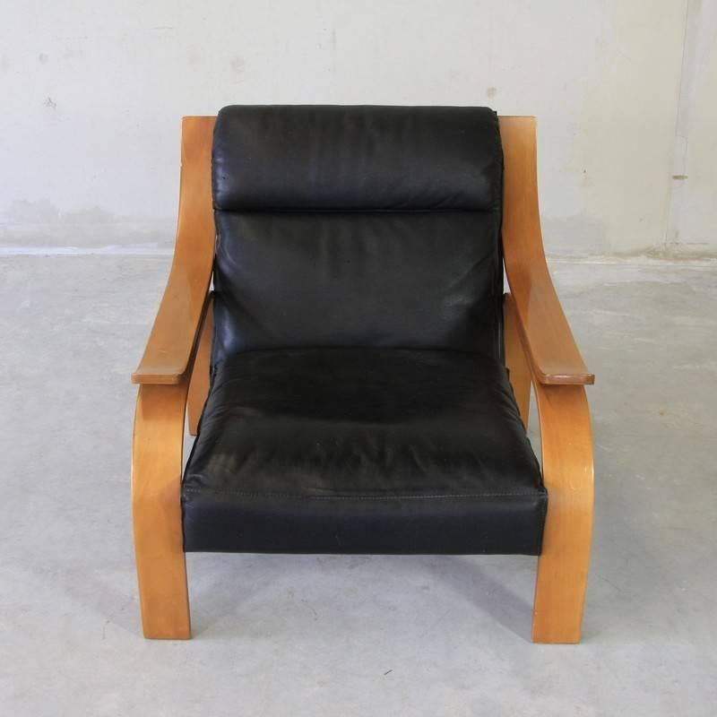 Woodline Armchair by Marco Zanuso, 1964 In Excellent Condition For Sale In Berlin, DE