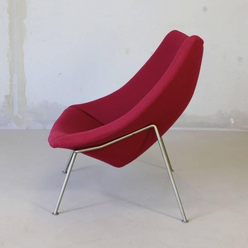 Modern Pierre Paulin, Oyster Chair and Foot Stool