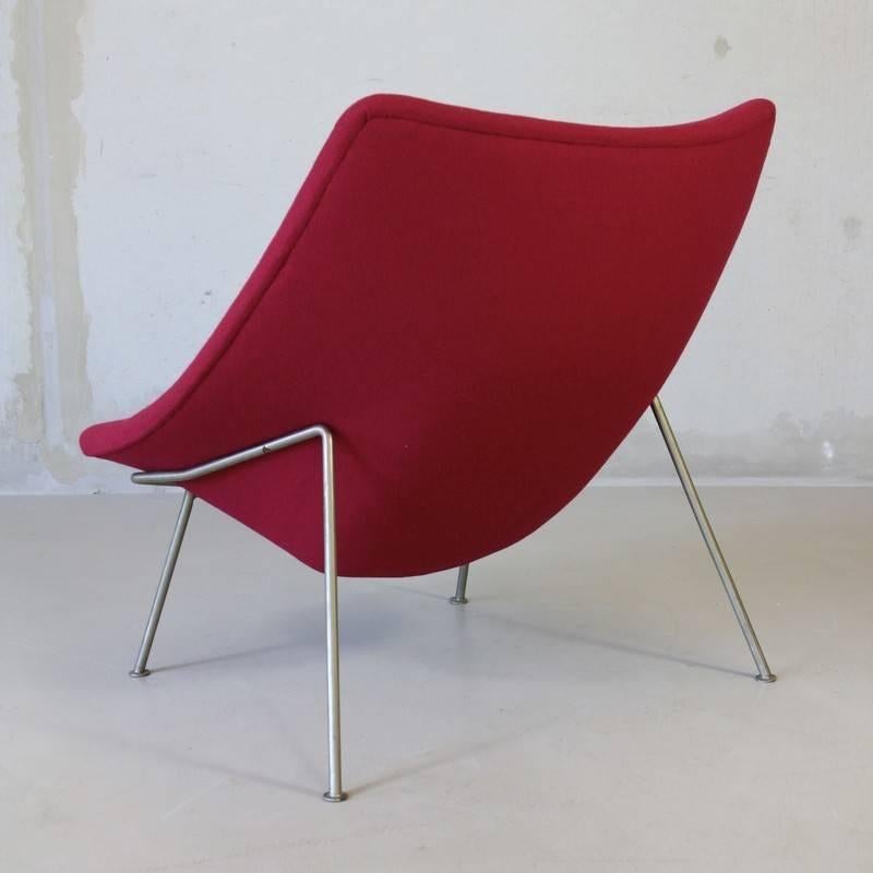 Mid-20th Century Pierre Paulin, Oyster Chair and Foot Stool