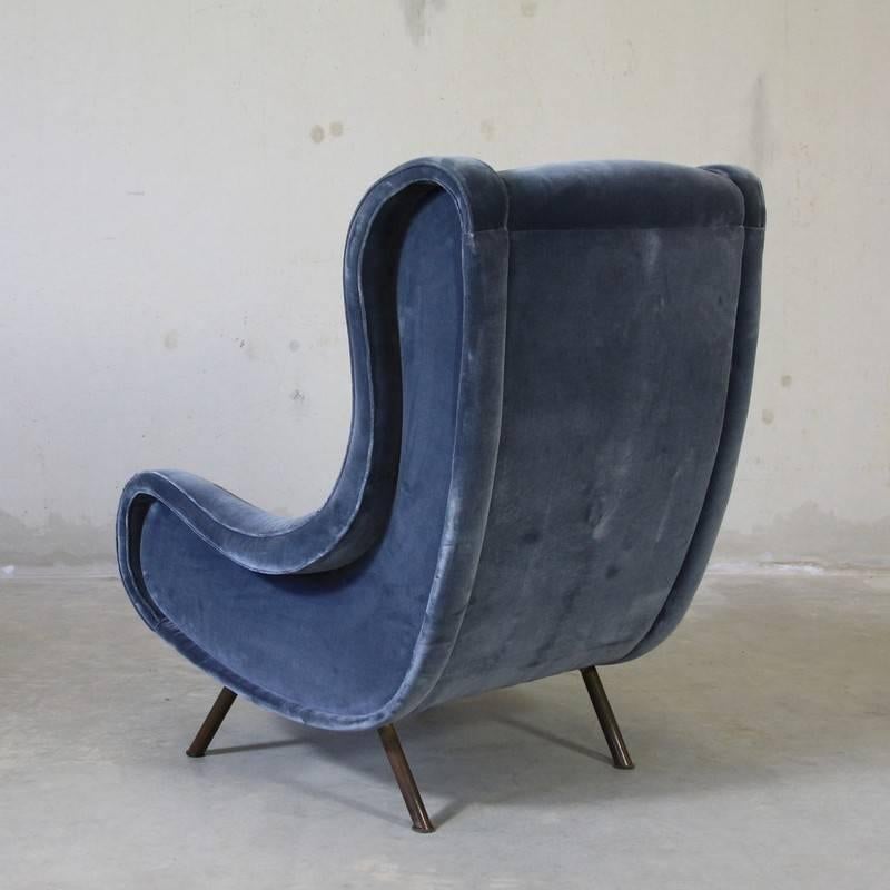 Vintage Pair of Senior Chairs by Marco Zanuso In Good Condition For Sale In Berlin, DE
