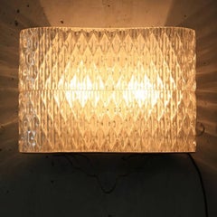 Pair of Wall Sconces with Brass, 1950s
