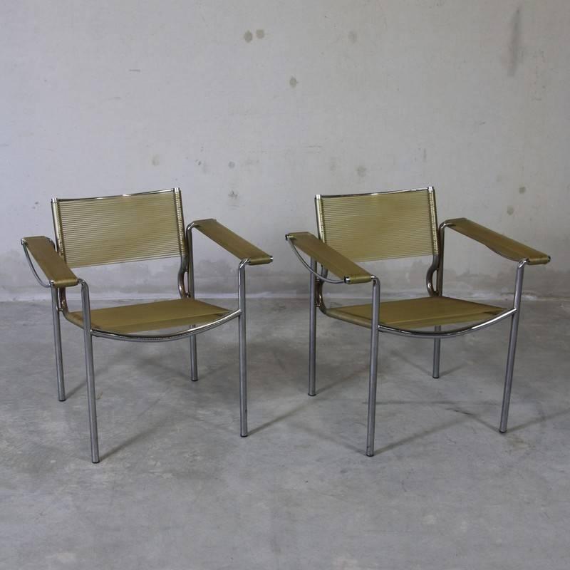 Modern Pair of Armchairs by Giandomenico Belotti For Sale