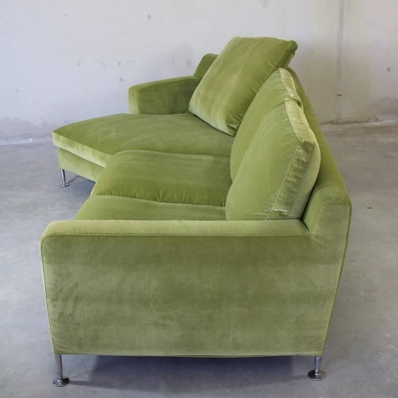 Late 20th Century Corner Sofa 'Green' by Antonio Citterio