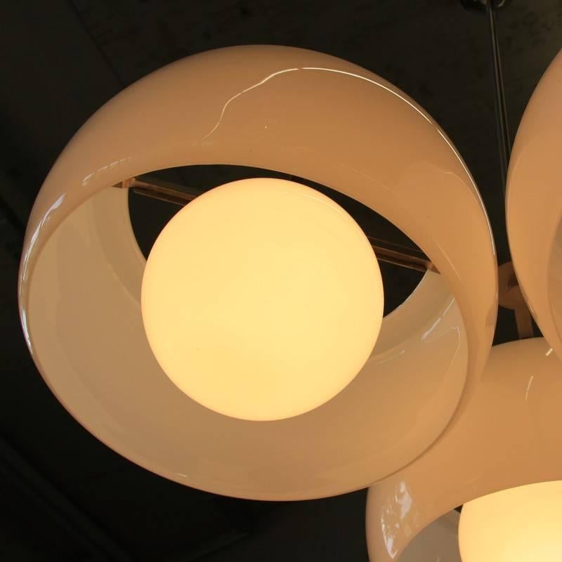Italian Ceiling Lamp Designed by Vico Magistretti, 1961