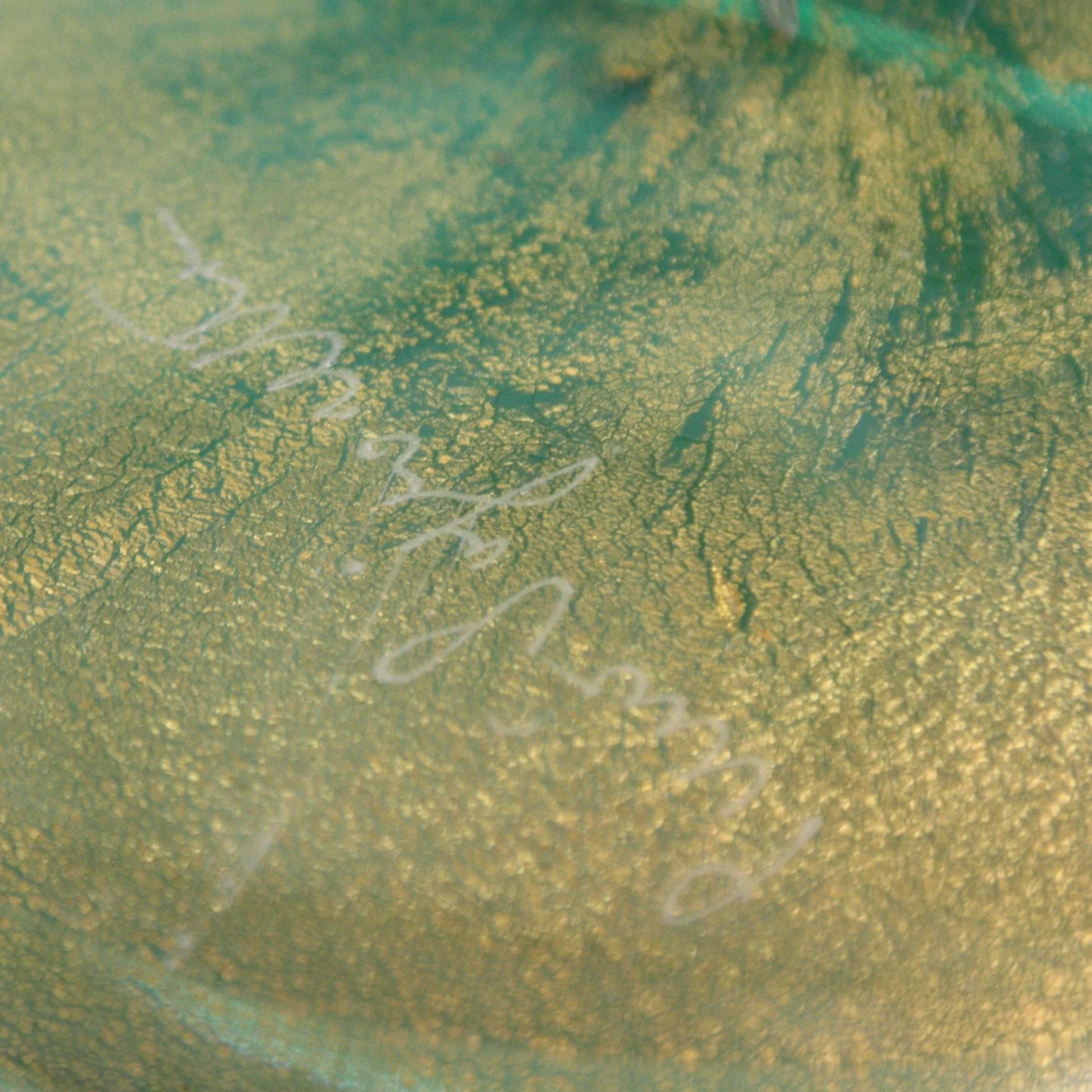 Modern Murano Glass Vase, Italy 'Green'