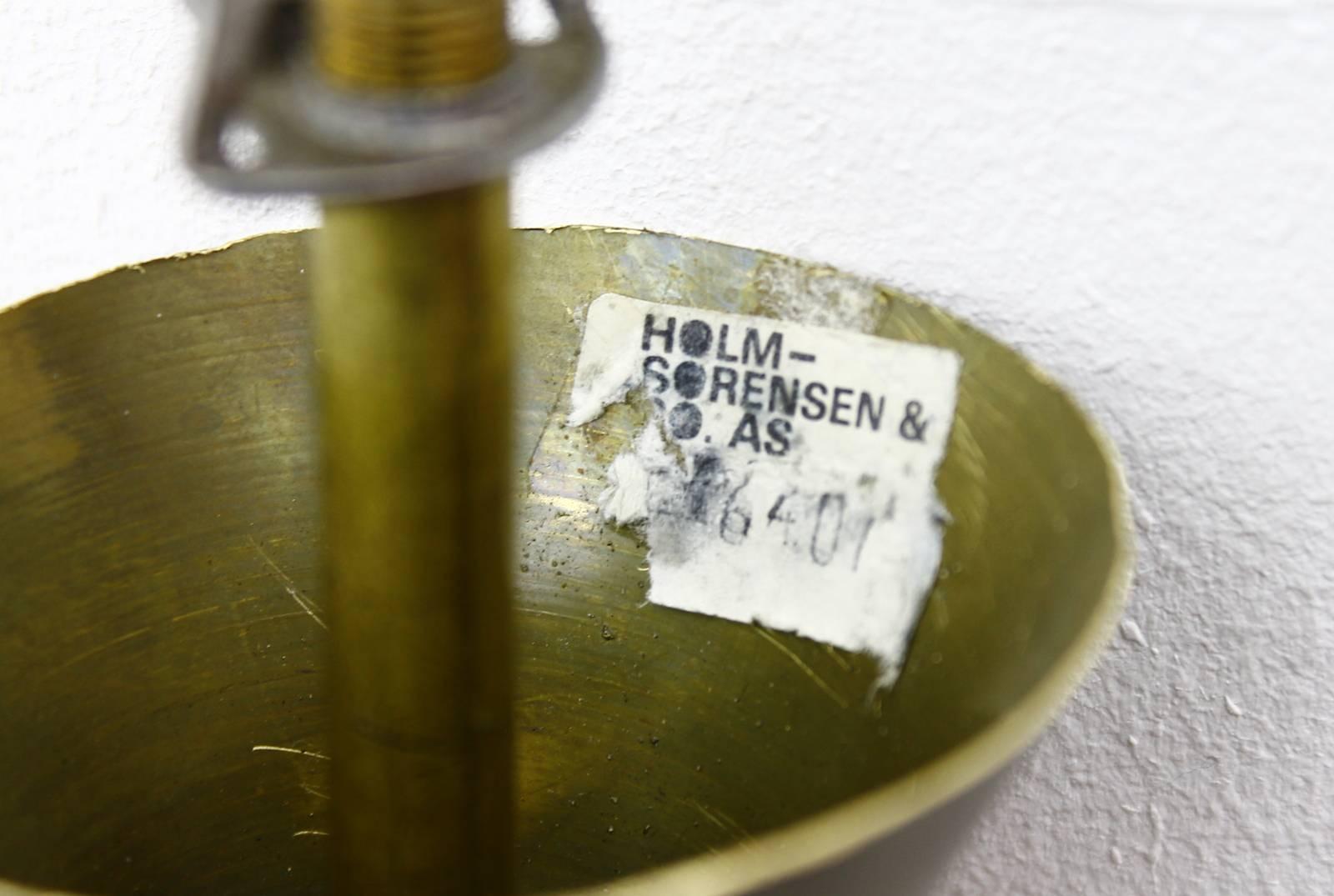 Mid-20th Century Holm Sørensen Brutalist Pendant by Svend Aage, Denmark 1960s For Sale