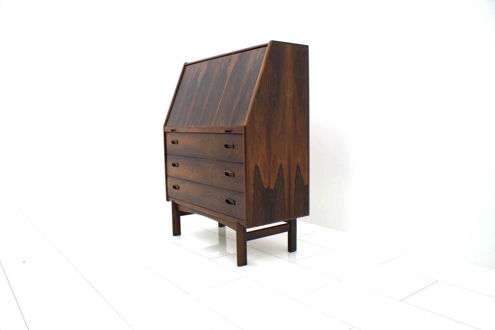 Rosewood secretary by Nils Jonsson, HJN Mobler, Denmark, 1960s.
Very good condition.

Worldwide shipping.

      