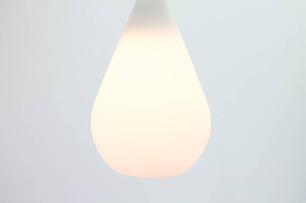 Teakwood and Glass Wall Light, Sconce by Holmegaard, Denmark, 1960s For