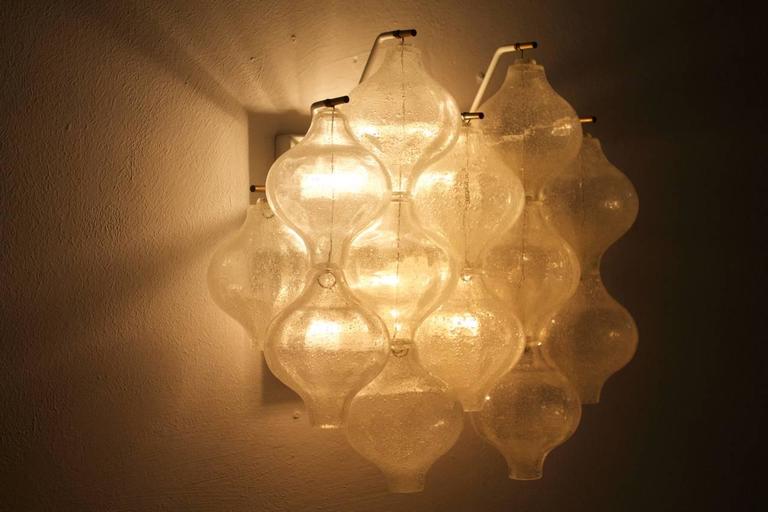 Large Kalmar Tulipan Single Wall Sconce, Austria, 1960s at 1stDibs