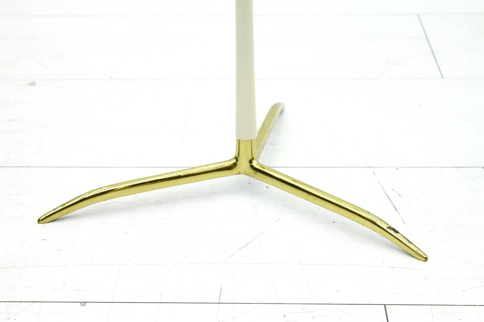Mid-20th Century Nice Glass and Brass Side Table, Germany, 1950s