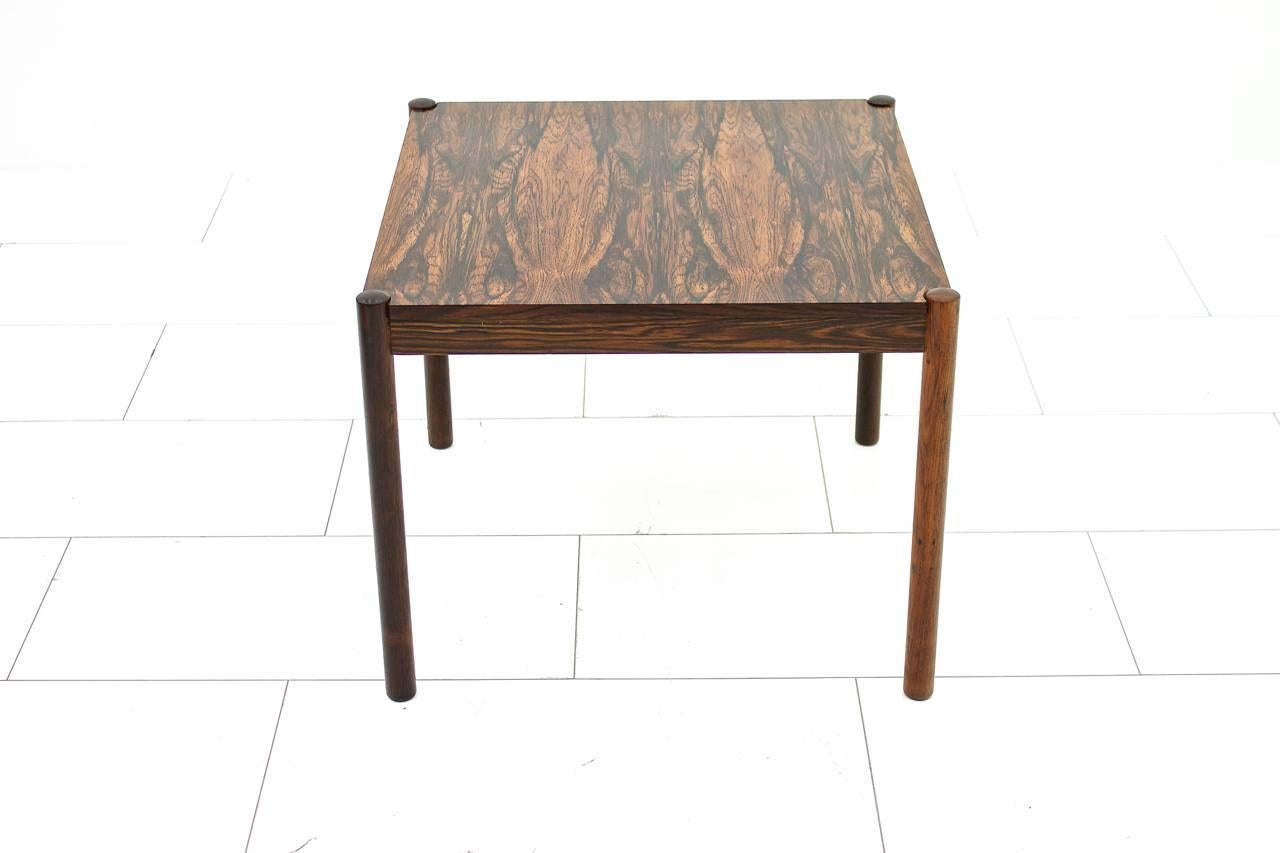 Scandinavian Modern Rosewood Flip-Top Chess Table by Georg Petersen, Denmark, 1960s