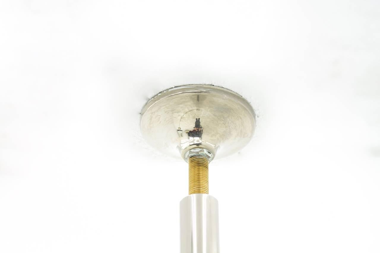 Silver Ceiling to Floor Lamp with Adjustable Arc by Florian Schulz, 1970s For Sale 1