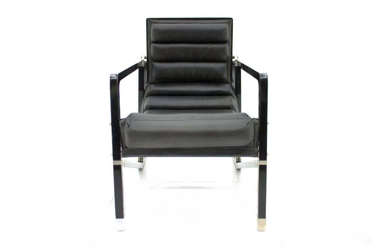 Eileen Gray Transat Lounge Chair by Ecart International, 1980s For Sale 2