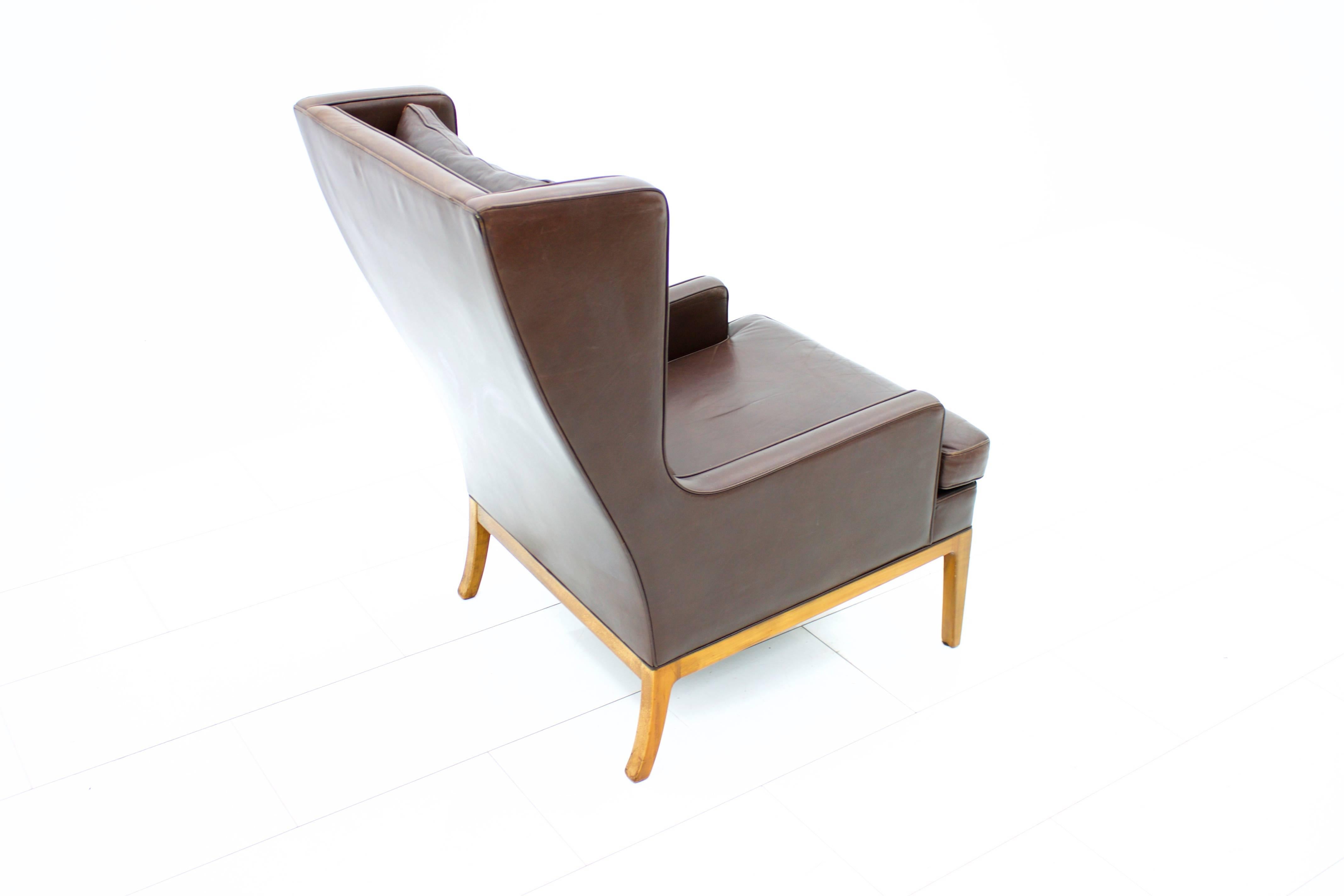 Wing Back Chair by Rudolf Glatzel for Kill International, 1960s In Good Condition In Frankfurt / Dreieich, DE