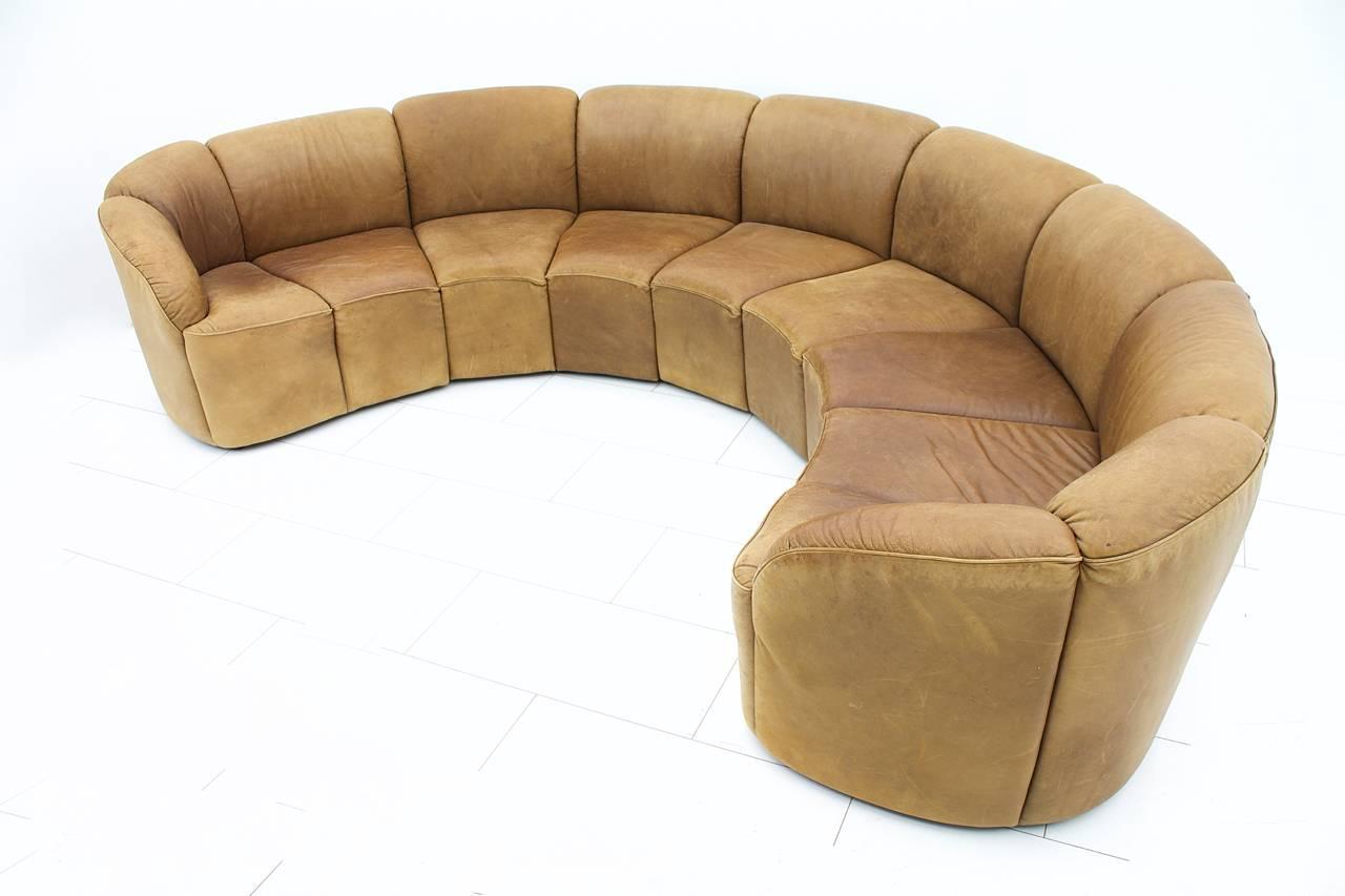 Leather Lounge Sofa by Walter Knoll, 1960s 1