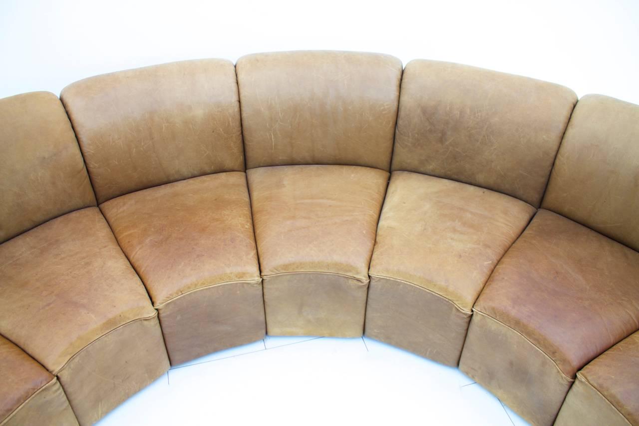 Leather Lounge Sofa by Walter Knoll, 1960s 2